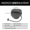 Keenso Car Fuel Cap, Car ABS Plastic Fuel Tank Cover