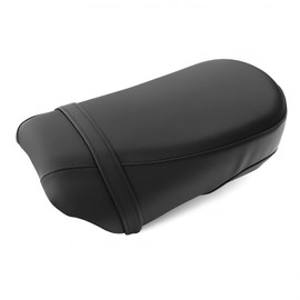 Rear Passenger Pillion Seat Compatible with Kawasaki Vulcan S 650 VN650 EN650 2015-2023 2024 - Comfortable Synthetic Leather Cushion Pad with Mounting Hardware Black​