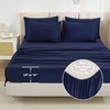 Litanika King Size Comforter Set Navy Blue - 7 Pieces