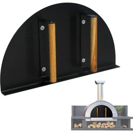 Simond Store Pizza Oven Door - 11”(H) X 20”(W) With Wooden Handle - Pizza Oven Accessories