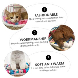 ORFOFE Pet Blanket Dog Bed Mat Pet Beds for Small Dogs Winter Dog Blanket Puppy Blankets for Litter Plush Blankets Winter Blanket for Pets Woobie Blanket Flannel