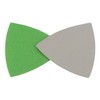 TA-VIGOR 10Pcs 3000 Grit Triangular Sandpaper, 90mm Hook and Loop