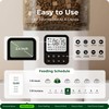 Frienhund Timed Automatic Cat Feeder 2 Cats with Slow Feed: