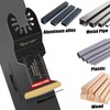 Vearter Bi-Metal Titanium Oscillating Tool Blade 5PCS for Soft Metal,