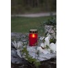 LED Grave Light Timer Red Height 12 cm