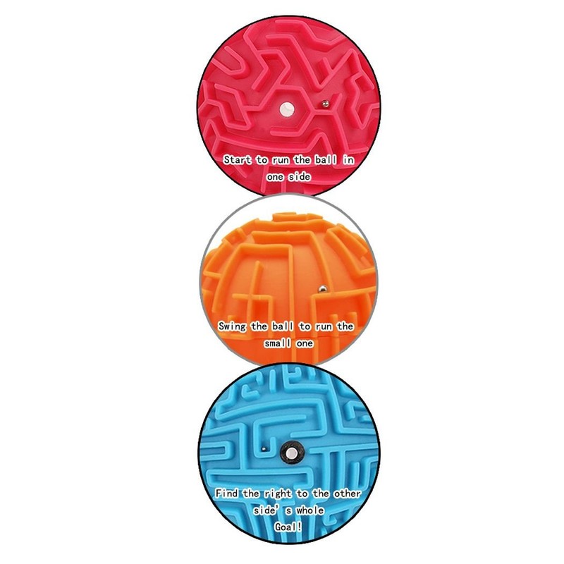 Wanbosi Three Dimensions Labyrinth Ball, Coordination and Skill Game, High