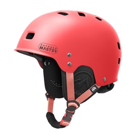 OutdoorMaster Kayak Helmet, Wakeboard Helmet Whitewater Helmet Men Women, Water Helmet with Ear Pads, Surf Helmet 12 Vents Dial Fit Adjustment Longboard Helmet, Perfect for Kayaking, Boating