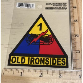 Decal - 1st Armored Division - Old Ironsides - New