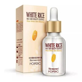 Misorel Kit Serum Arroz Blanco Hidratante + Rodillo Facial Jade