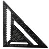 ASNOMY 30cm Protractor Triangle Aluminum Alloy Carpenter Square Triangle Metric
