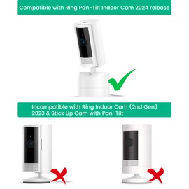 weishan 2-Pack 30ft USB C Power Extension Cable Compatible with Ring Pan-Tilt Indoor Cam 2024 Release Security Camera - 9m Type-C Long Flat Power Extension Charging Cord, White