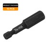 HARFINGTON 10pcs Hex Head Wrench Drill Bit 10mm(H10) Metric 1/4"