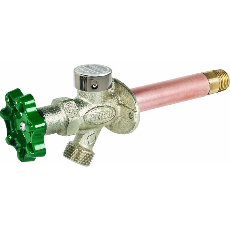 Prier C-144D08 Frost Free Anti-Siphon Outdoor Wall Hydrant, 8-Inch