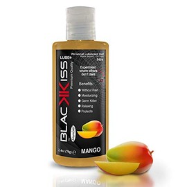 Black Kiss Lube 1BK-Mg  Gel Lubricante Back Door Base Agua. Botella. 70 g (Mango)  Frmula Base Agua  Premium Quality For EveryBody                    