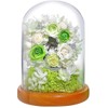 Teat Sight Preserved Flower Flower Gift Flower Present Glass Dome