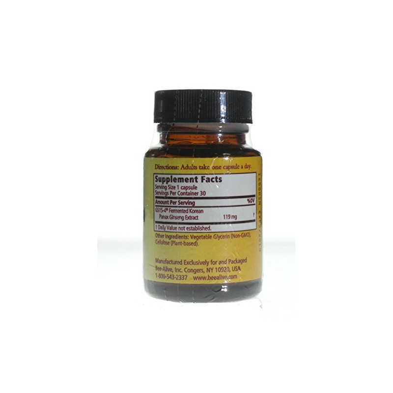BeeAlive Fermented Ginseng Extract Capsules
