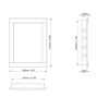 Steinberg14 Plastic Access Panel 150x200mm - 6x8 inch Inspection Hatch