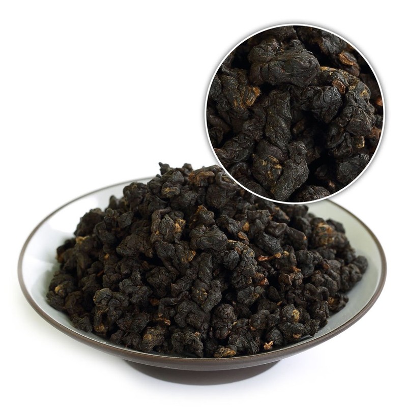 GOARTEA Taiwan Black Oolong Tea Loose Leaf 30pcs 8g Premium