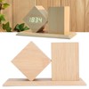 Pen Holder Clock Voice Control HD LED Display USB Battery