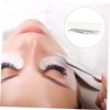 IWOWHERO 2pcs Lash Tweezers Set Stainless Steel Eyelash Extension Tweezers