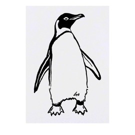 'Penguin' Temporary Tattoo - Water Resistant, Skin-Safe, Non-Toxic Transfer (TO00075247)