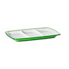 Omada Design Rectangular Appetizer, 3 Compartments, in Shatterproof Acrylic, 28x20,5x2h