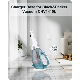Charger Base for Black and Decker CHV1410L Dustbuster Handheld Vacuum 23V Charging Base Replacement for Black and Decker Charger P/N 90571555-09