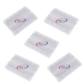 5pcs Solderless Breadboard Bread Board 400 Tie Points Contacts