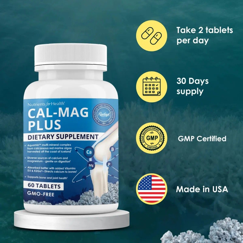 Rawleigh Cal Mag Plus Tabletas Calcio 600