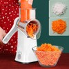 Rotary Cheese Grater Shredder 5-in-1 Tumbling Box Mandoline Vegetable Julienne