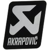 AKRAPOVIC(アクラポヴィッチ) アルミ耐熱ステッカー 縦 75mmx75mm モノトーン P-VST17AL
