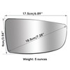 TOP-MAX Passenger Right Side Lower Mirror Glass Replacement for Ford