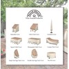 Porch Shield Patio Chair Covers - Waterproof Outdoor Lounge Deep