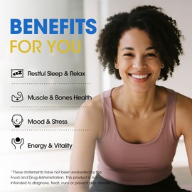 Magnesium Glycinate Capsules, Magnesium Bisglycinate 100% Chelated, Maximum Absorption, Gentle on Stomach, Small Easy to Swallow, Supports Restful Sleep, Muscle, Bone Health, 180 Counts