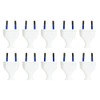 KEL Pack of 10 Euro plugs flat dismountable 2.5 A