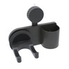 RODDEX Suction Cup Hair Dryer Holder with Basket, Wall Mount