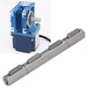 Double Output Shaft, Worm Gear Speed Reducer, Diameter 14 mm,