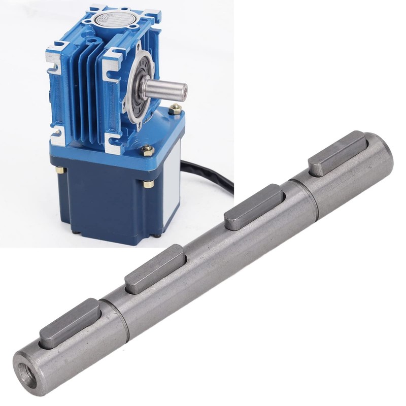 Double Output Shaft, Worm Gear Speed Reducer, Diameter 14 mm,