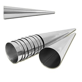 rukauf Large 20 iridescent curls moulds 15 x 4 cm cream rolls Trubochki baking mould cones