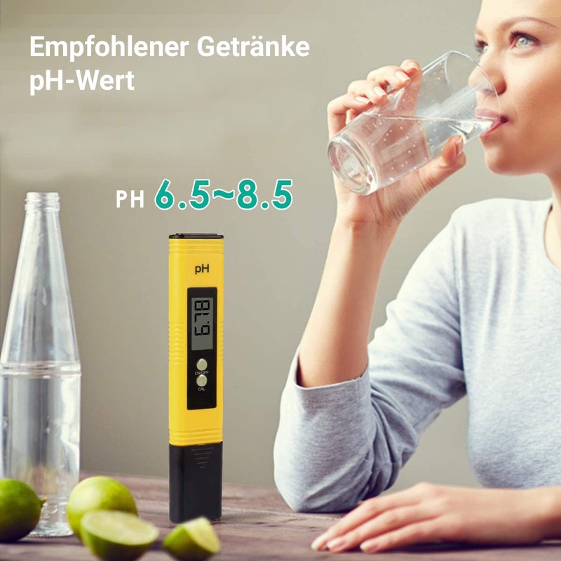 1 x pH Meter for Water, Aquarium, Pond, Pool Digital,