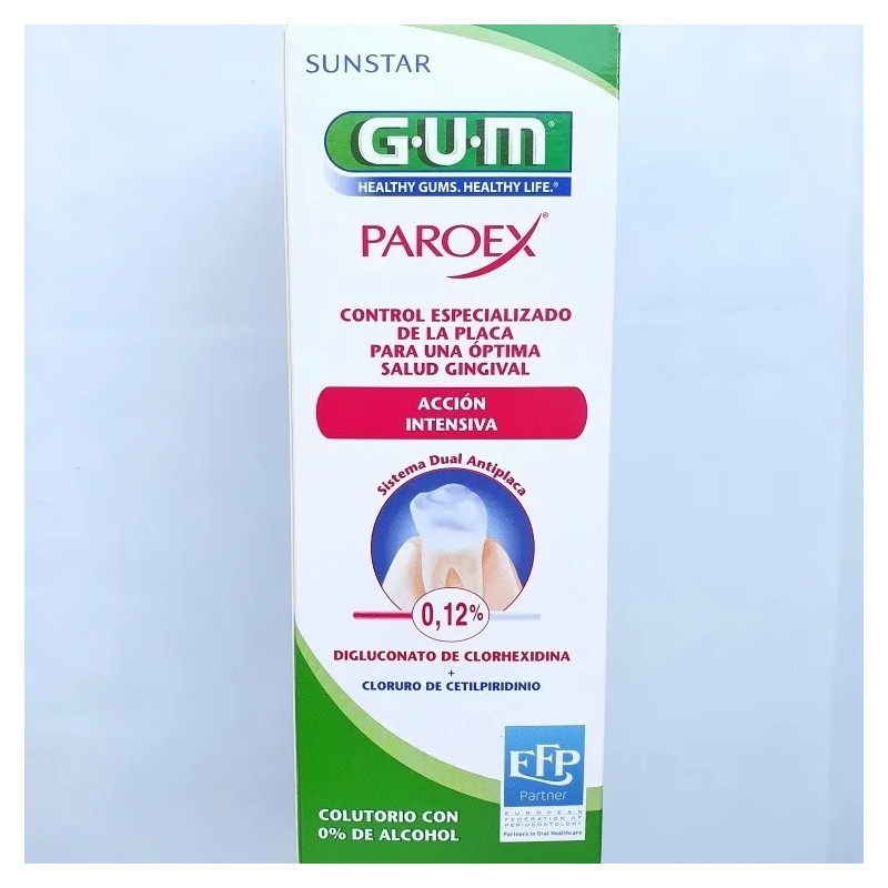 Paroex Colutorio Gum Accion Intensiva 500ml Placa Y Cirugía