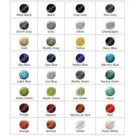 Dolphin Automotive Car Van Front Parking Sensors With Longer 6m Leads and Parking Switch in 32 Coloured Options UK (Iron Grey)