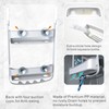 EMT ETRENDS Plastic Shower Caddy Over Shower Head/Door,Hanging Shower Caddy,