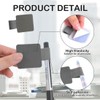 WUSJCOF 7PCS Selbstklebender Lederstifthalter, PU Leder Pen Holder, Stiftschlaufe Selbstklebend