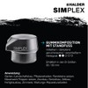 Simplex 3202.280 Insert, Rubber Composition, Black, with Base | Diameter