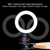 16cm LED USB Circle Light RGB Fill Light with Clamp