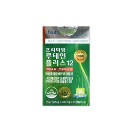 SellerHub 뉴트리디데이 프리미엄 루테인 플러스12 500mg 30캡슐/mjc (S40702394) NutriDay Premium Lutein Plus 12 500mg 30 Capsules/mjc (S40702394)