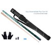 AB Earth Ergonomic Design 13mm Tip 58" Maple Pool Cue