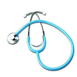 Labtron Lightweight Stethoscope, Light Blue, 300DLX-LB