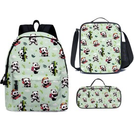 Ialtsidws 3PCS Football Backpack for Boys 17 Inch Kids Bookbag for School with Lunch Box and Pencil Case, Reusable School Backpacks Set for Kids Children Teens Elementary